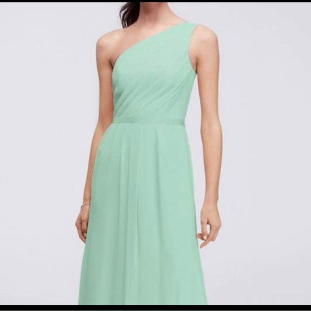 Dove & Dahlia by Weddington Way Size 18 Chiffon Bridesmaid dress,in a mint green - Picture 5 of 12